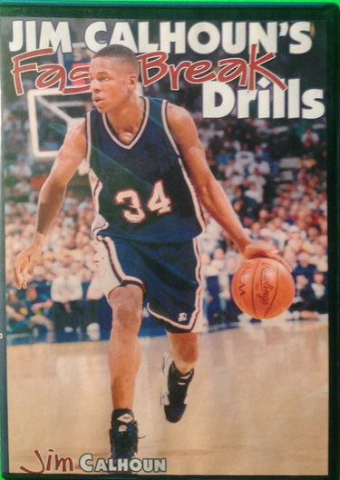 Jim Calhoun's Fast Break Drills by Jim Calhoun Instructional Basketball Coaching Video